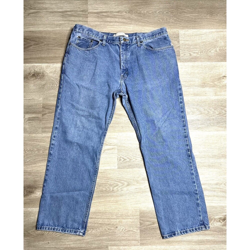 Urban Pipeline Up Jeans Mens 40x30 Blue Denim Medium Wash Regular Skater